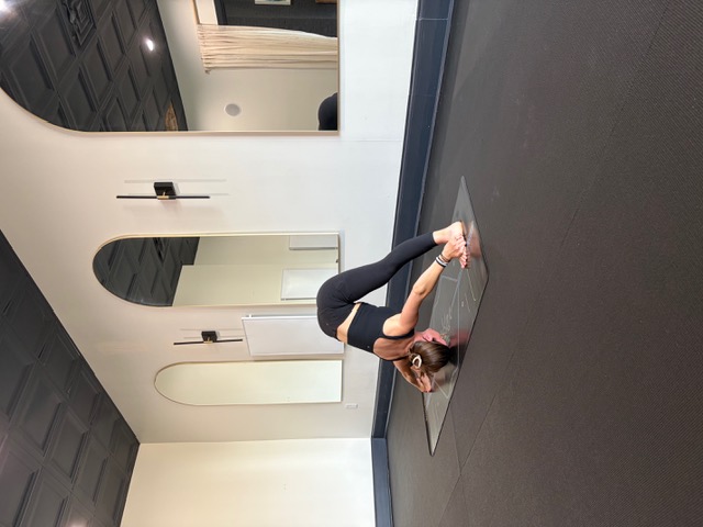 6 - Standing Separate Leg Stretching Pose